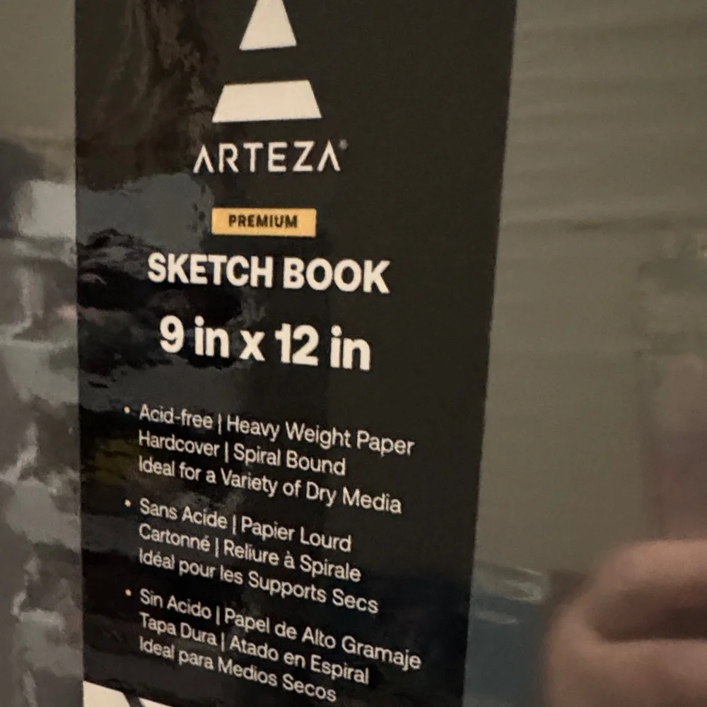 Arteza 24 Inkonic Pen Set & Arteza Spiral Bond 2 pk 100 sheet ea 9X12” Sketch bk